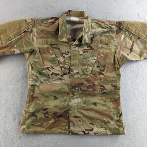 US Army Combat Shirt Mens Small Regular OCP Scorpion Camo ACU‎ Field Jacket Coat